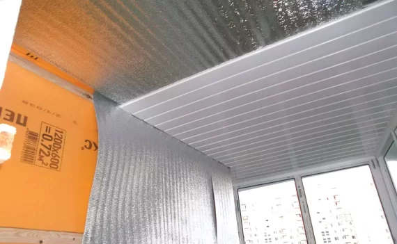 Комплексное утепление балкона пеноплексом и пенофолом